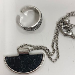 Tribal Necklace and Ring Set